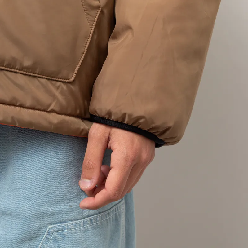 Manastash Y2K Reversible Hoodie Orange-11