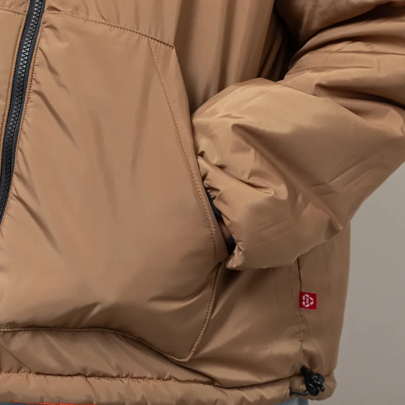 Manastash Y2K Reversible Hoodie Orange-10