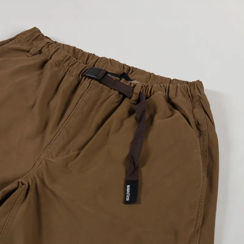 Manastash Flex Climber Wide Shorts Brown-2