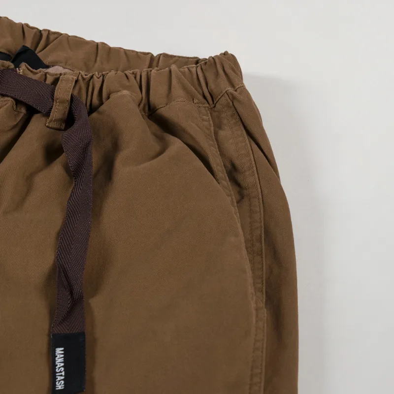 Manastash Flex Climber Wide Shorts Brown-8