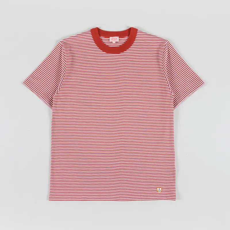 Armor Lux Heritage T Shirt Ketchup Milk