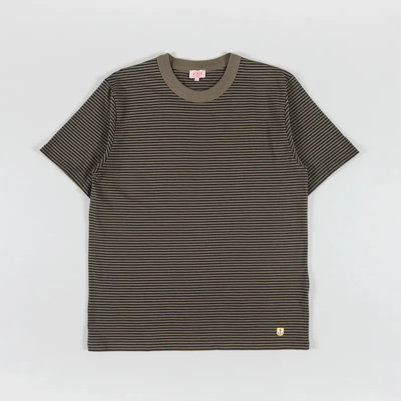 Armor Lux Heritage T Shirt Olive Black