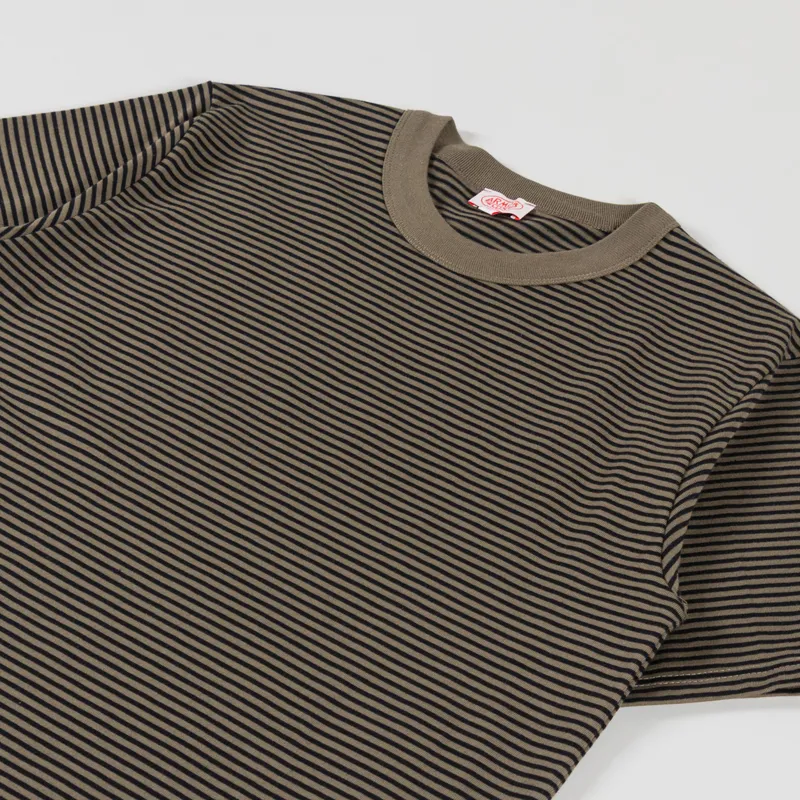 Armor Lux Heritage T Shirt Olive Black-1