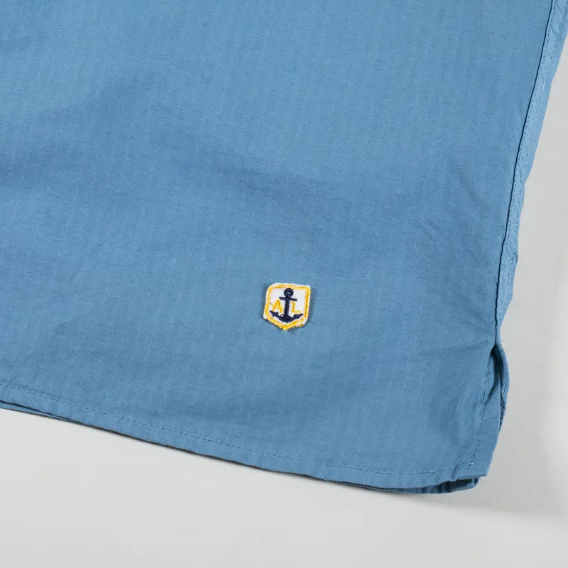 Armor Lux MC Comfort Shirt Bleu St Lo-3