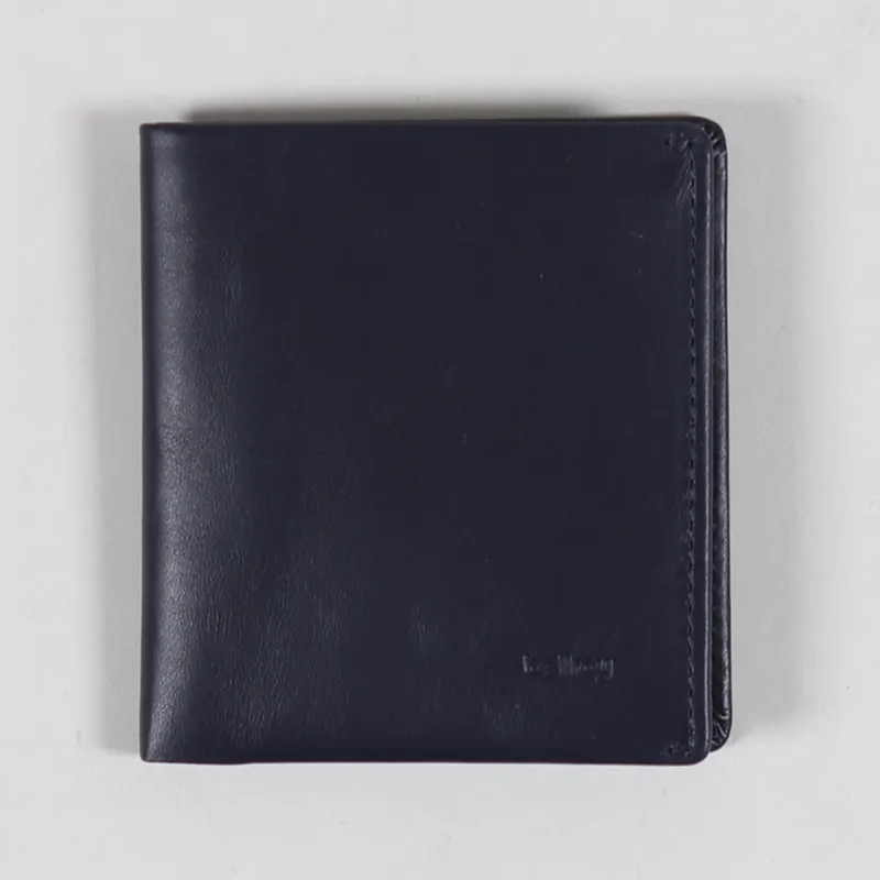 Bellroy Note Sleeve Wallet Navy Tan RFID Protected