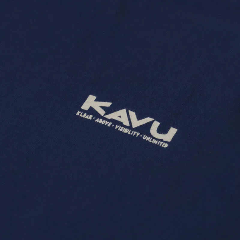 Kavu Paddle Out T Shirt Nautical Navy-5