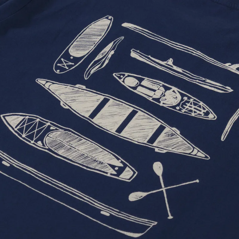 Kavu Paddle Out T Shirt Nautical Navy-4