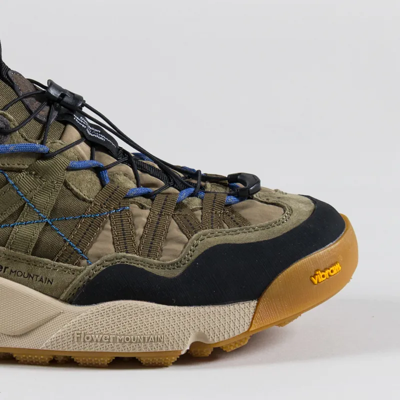 Flower Mountain Iwano 2 Shoes Military Black Suede Nylon-5