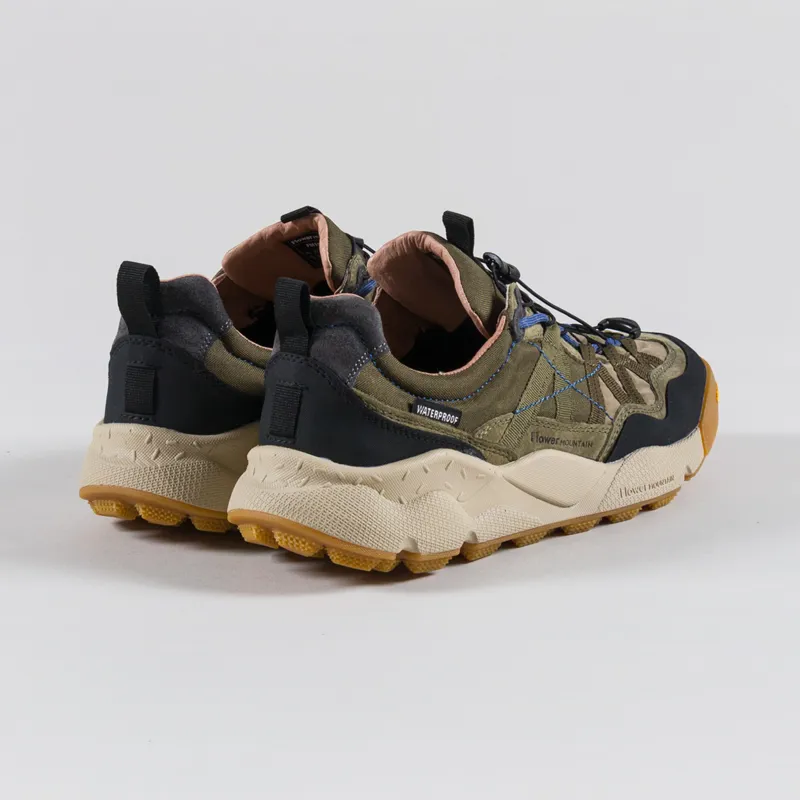 Flower Mountain Iwano 2 Shoes Military Black Suede Nylon-1