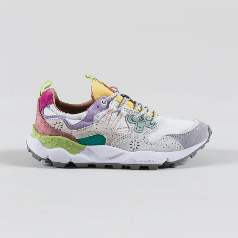 Flower Mountain Womens Yamano 3 Shoes Light Lilac White Suede Nylon-2