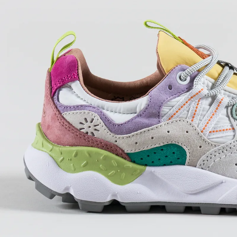 Flower Mountain Womens Yamano 3 Shoes Light Lilac White Suede Nylon-4