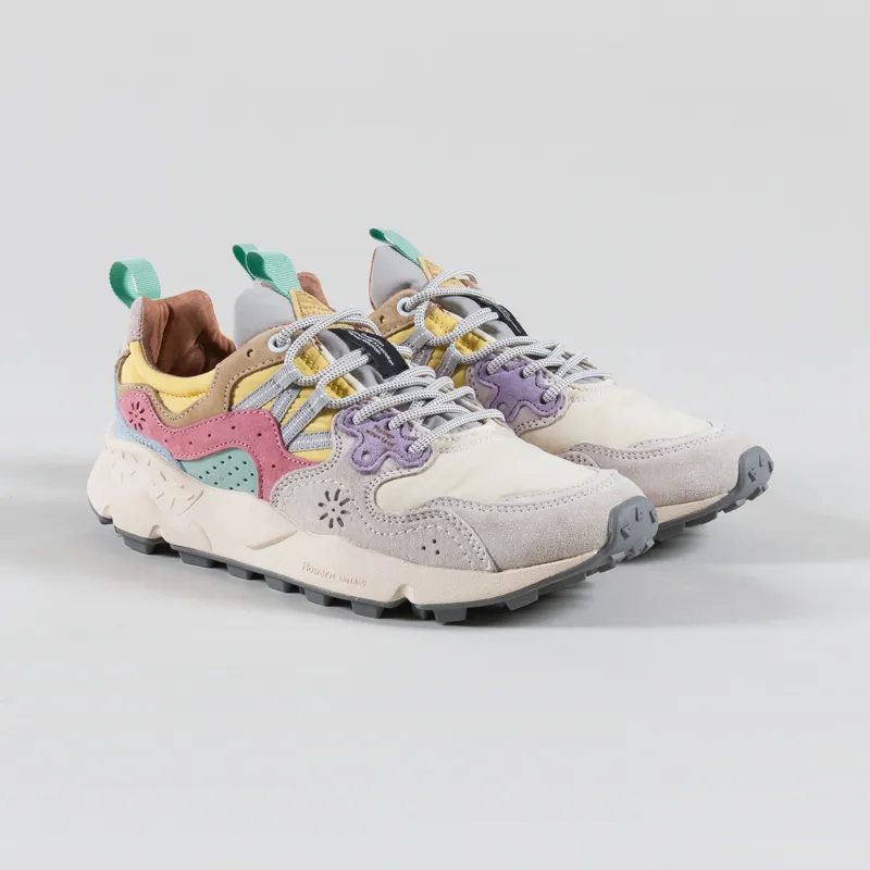 Flower Mountain Womens Yamano 3 Shoes Rose Suede Nylon