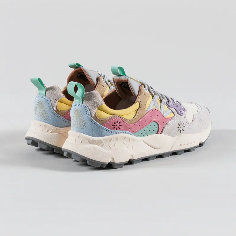 Flower Mountain Womens Yamano 3 Shoes Rose Suede Nylon-1