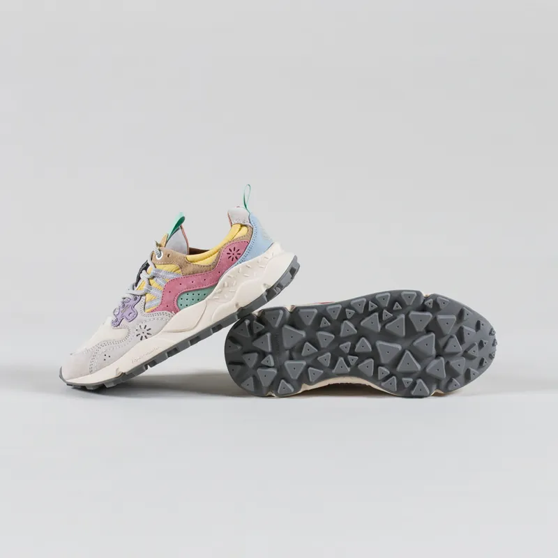 Flower Mountain Womens Yamano 3 Shoes Rose Suede Nylon-3