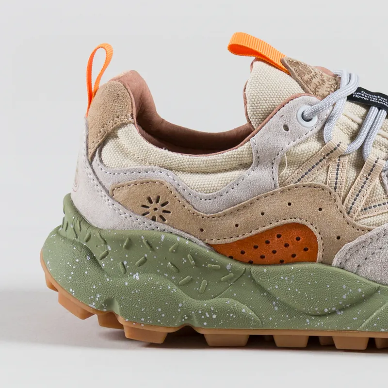 Flower Mountain Yamano 3 Shoe Milk Beige Suede Canvas-4