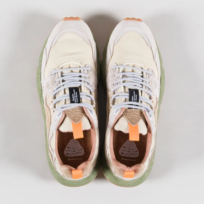 Flower Mountain Yamano 3 Shoe Milk Beige Suede Canvas-6