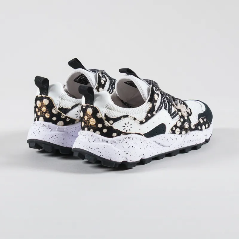 Flower Mountain Womens Yamano 3 Shoe Anthracite White Suede Rete Pony Hair-1