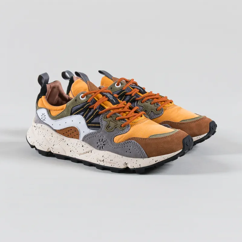 Flower Mountain Yamano 3 Shoes Warm Brown Mustard Suede Nylon