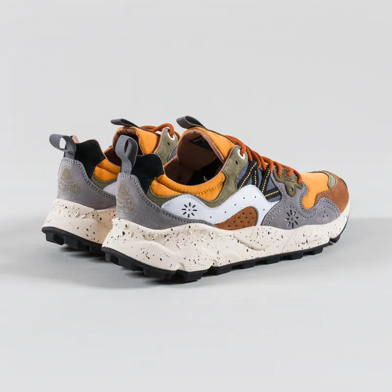 Flower Mountain Yamano 3 Shoes Warm Brown Mustard Suede Nylon-1