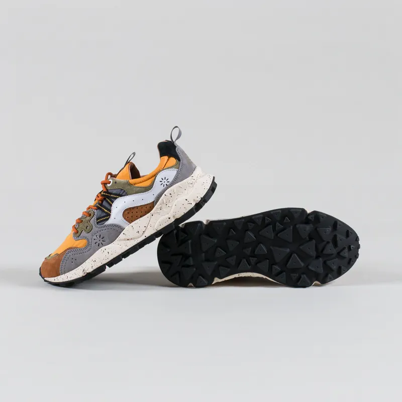 Flower Mountain Yamano 3 Shoes Warm Brown Mustard Suede Nylon-3