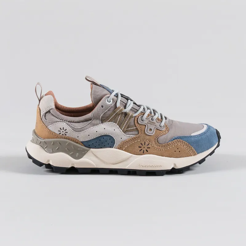 Flower Mountain Yamano 3 Shoes Dark Grey Beige Nylon Ripstop-2