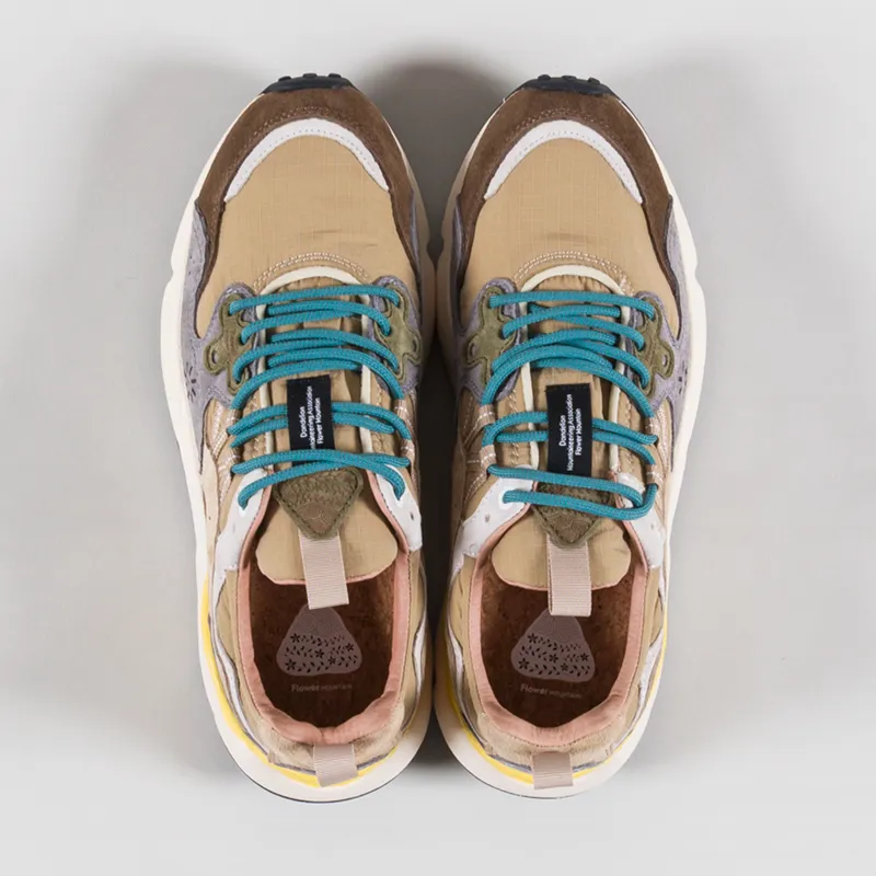 Flower Mountain Yamano 3 Shoes Brown Grey Suede Nylon Ripstop-6