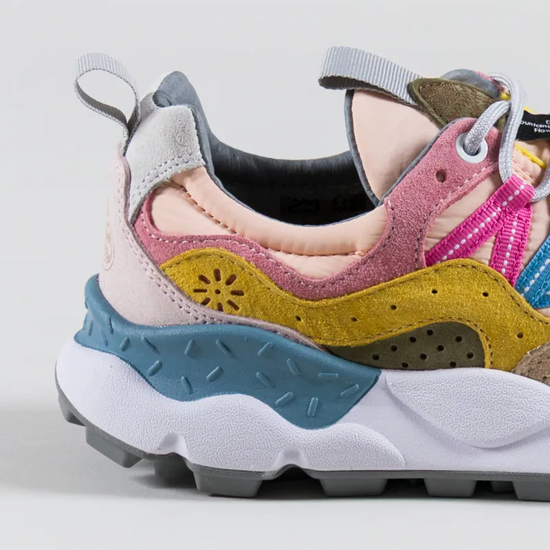 Flower Mountain Womens Yamano 3 Shoes Dark Rose Chestnut Suede Nylon-4