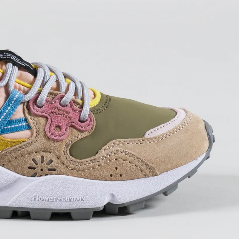 Flower Mountain Womens Yamano 3 Shoes Dark Rose Chestnut Suede Nylon-5