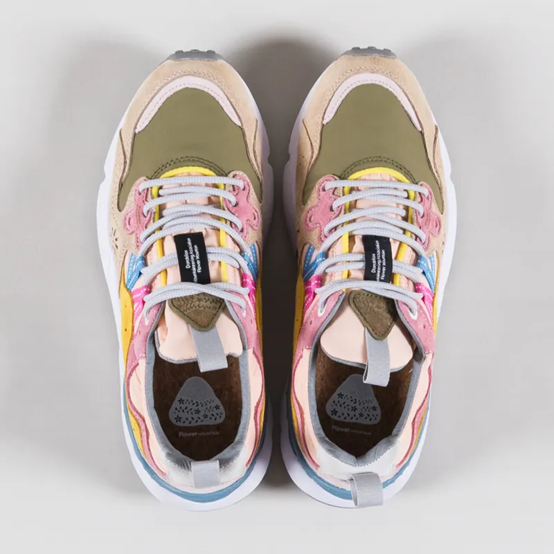 Flower Mountain Womens Yamano 3 Shoes Dark Rose Chestnut Suede Nylon-6