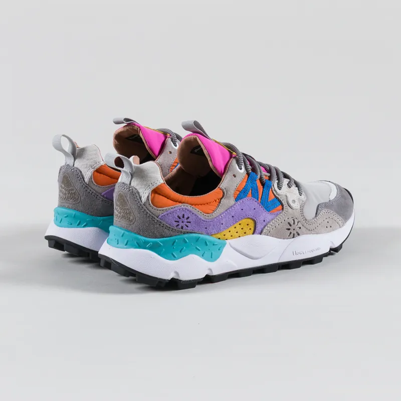 Flower Mountain Womens Yamano 3 Shoes Grey Light Grey Suede Nylon-1