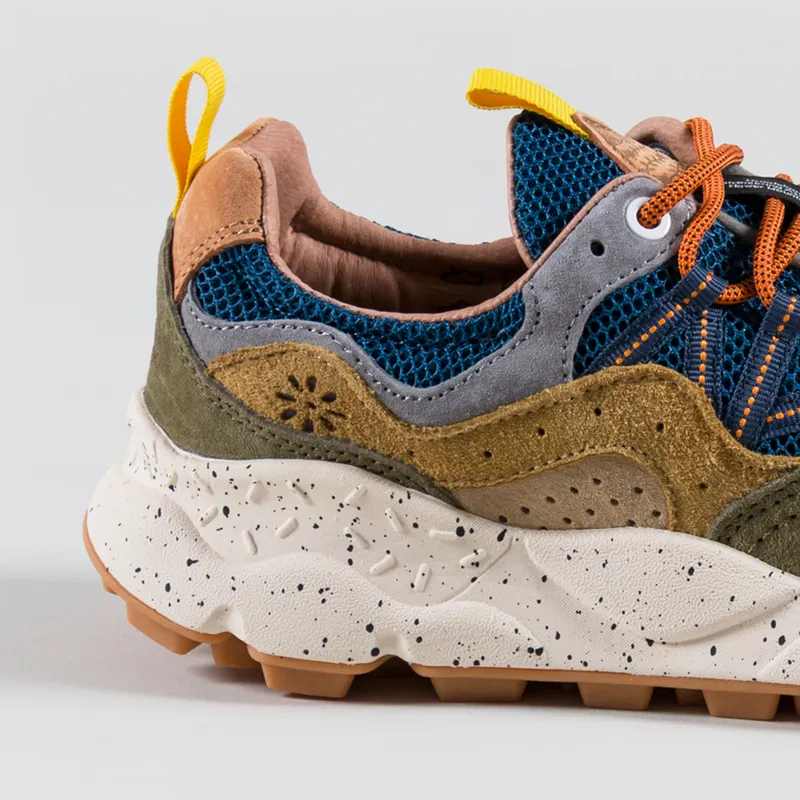 Flower Mountain Yamano 3 Shoe Dark Brown Stone Suede Rete-4