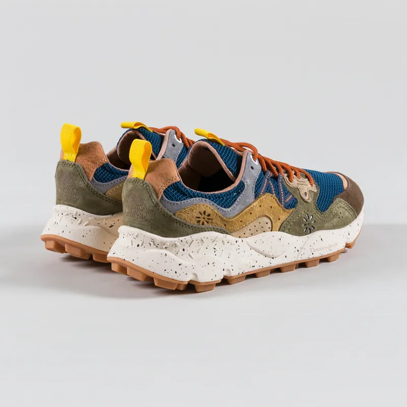 Flower Mountain Yamano 3 Shoe Dark Brown Stone Suede Rete-1