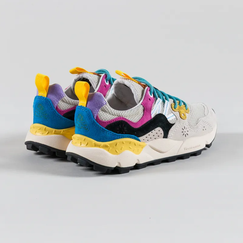 Flower Mountain Womens Yamano 3 Shoe Milk Beige Suede Rete-1