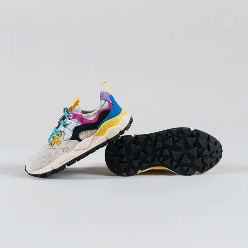 Flower Mountain Womens Yamano 3 Shoe Milk Beige Suede Rete-3