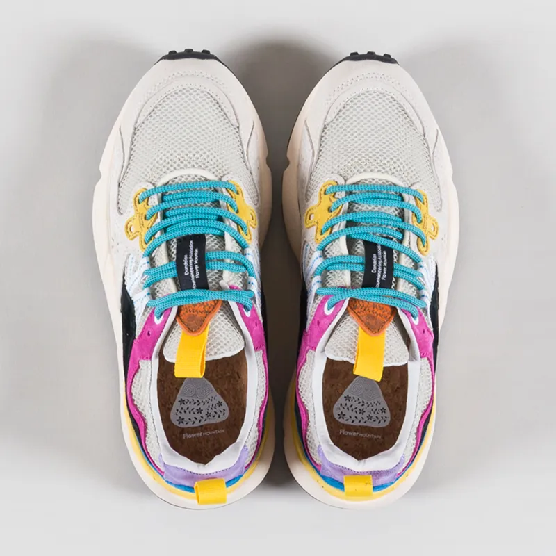 Flower Mountain Womens Yamano 3 Shoe Milk Beige Suede Rete-6