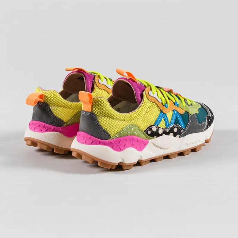 Flower Mountain Womens Lenzan Shoe Brown Multi Suede Pony Hair Nylon Rete-1