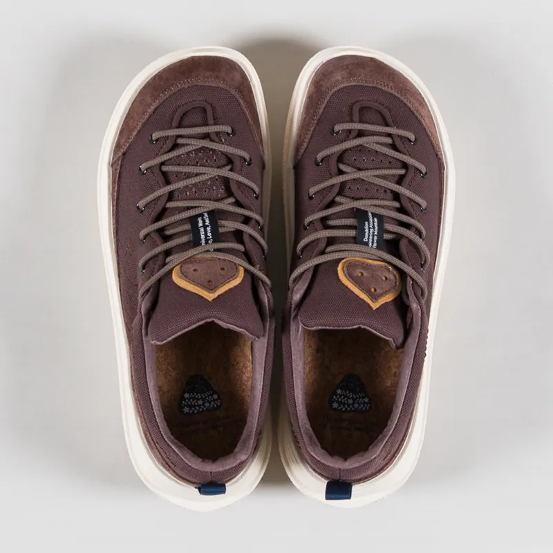 Flower Mountain x Universal Works Fami Shoes Brown Navy-6