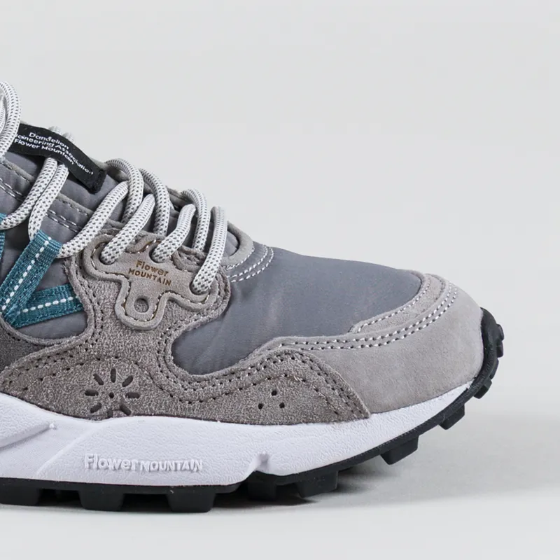 Flower Mountain Womens Yamano 3 Shoes Anthracite Dark Grey Suede Nylon-5