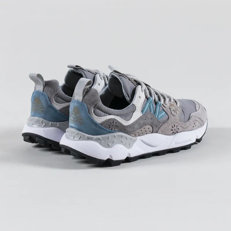 Flower Mountain Womens Yamano 3 Shoes Anthracite Dark Grey Suede Nylon-1