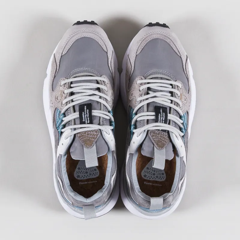 Flower Mountain Womens Yamano 3 Shoes Anthracite Dark Grey Suede Nylon-6