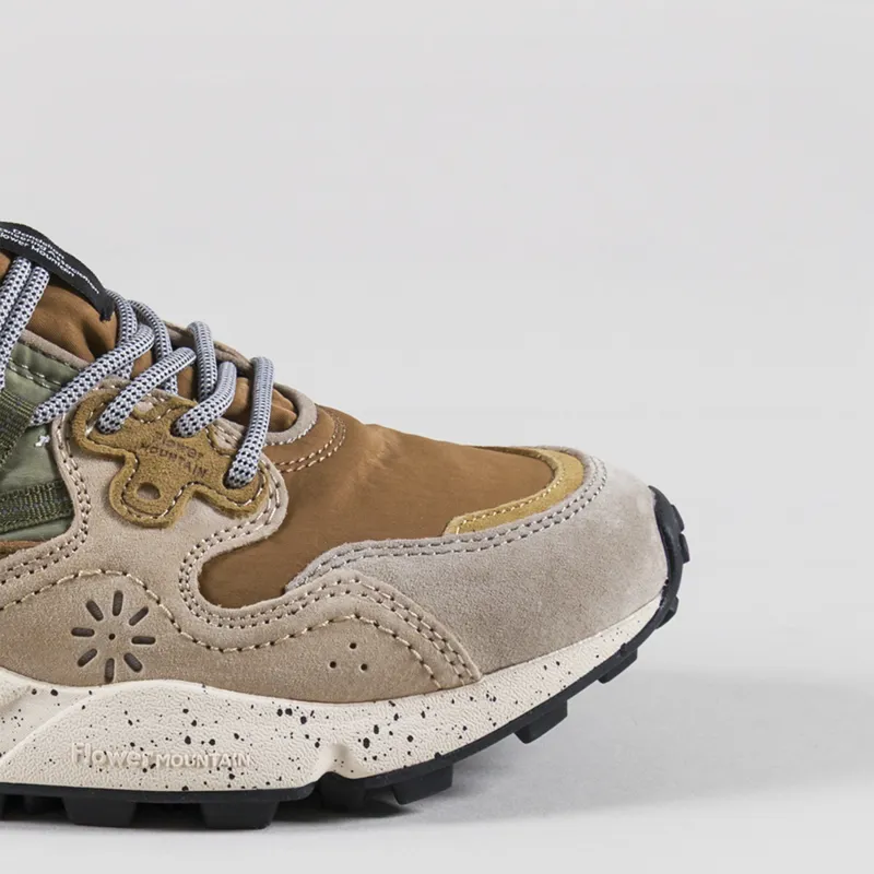 Flower Mountain Yamano 3 Shoes Grey Light Brown Beige Suede Nylon-5