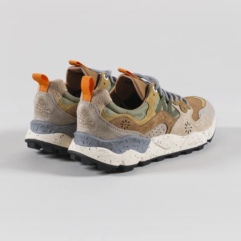 Flower Mountain Yamano 3 Shoes Grey Light Brown Beige Suede Nylon-1