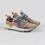 Flower Mountain Womens Yamano 3 Shoes Light Mustard Grey Cipria Suede Nylon Knit