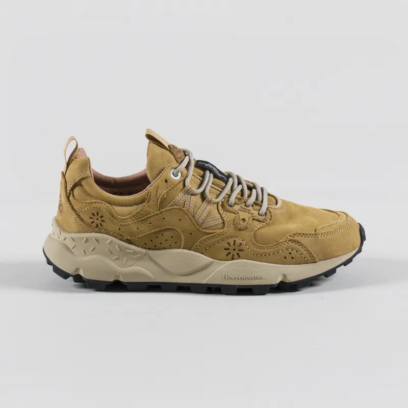 Flower Mountain Yamano 3 Shoe Light Mustard Soft Nabuck-2