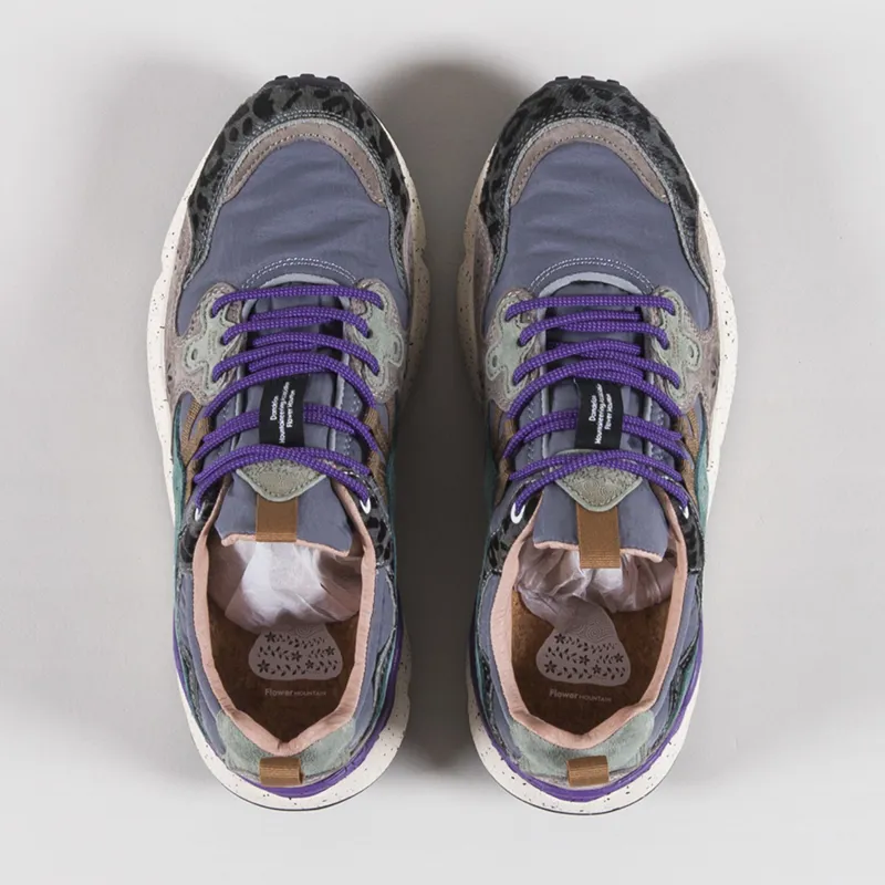 Flower Mountain Yamano 3 Shoe Dark Grey Anthracite Bottle Suede Pony Hair Nylon-6