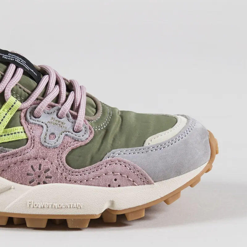 Flower Mountain Womens Yamano 3 Shoes Light Grey Cipria Suede Nylon-5