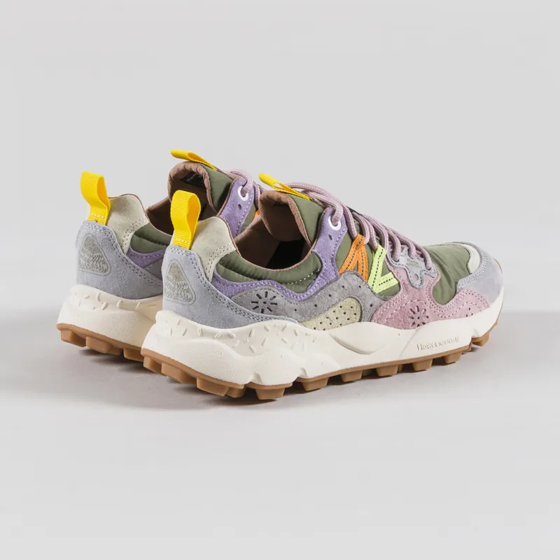 Flower Mountain Womens Yamano 3 Shoes Light Grey Cipria Suede Nylon-1