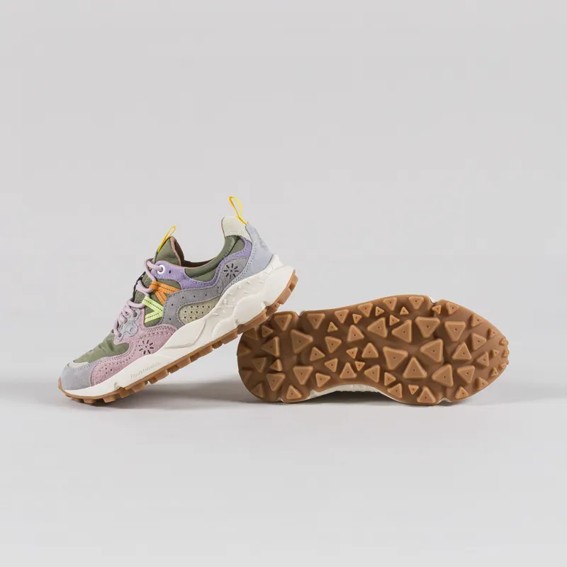 Flower Mountain Womens Yamano 3 Shoes Light Grey Cipria Suede Nylon-3