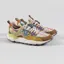 Flower Mountain Yamano 3 Shoes Mud Warm Orange Taupe Suede Woolen Stripe