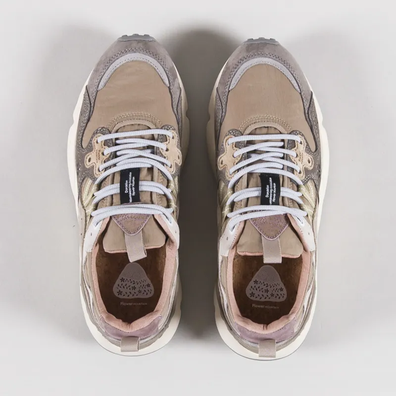 Flower Mountain Yamano 3 Shoes Grey Mud Off White Suede Nylon-6